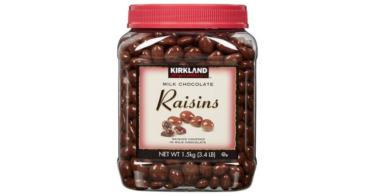 chocolate raisins