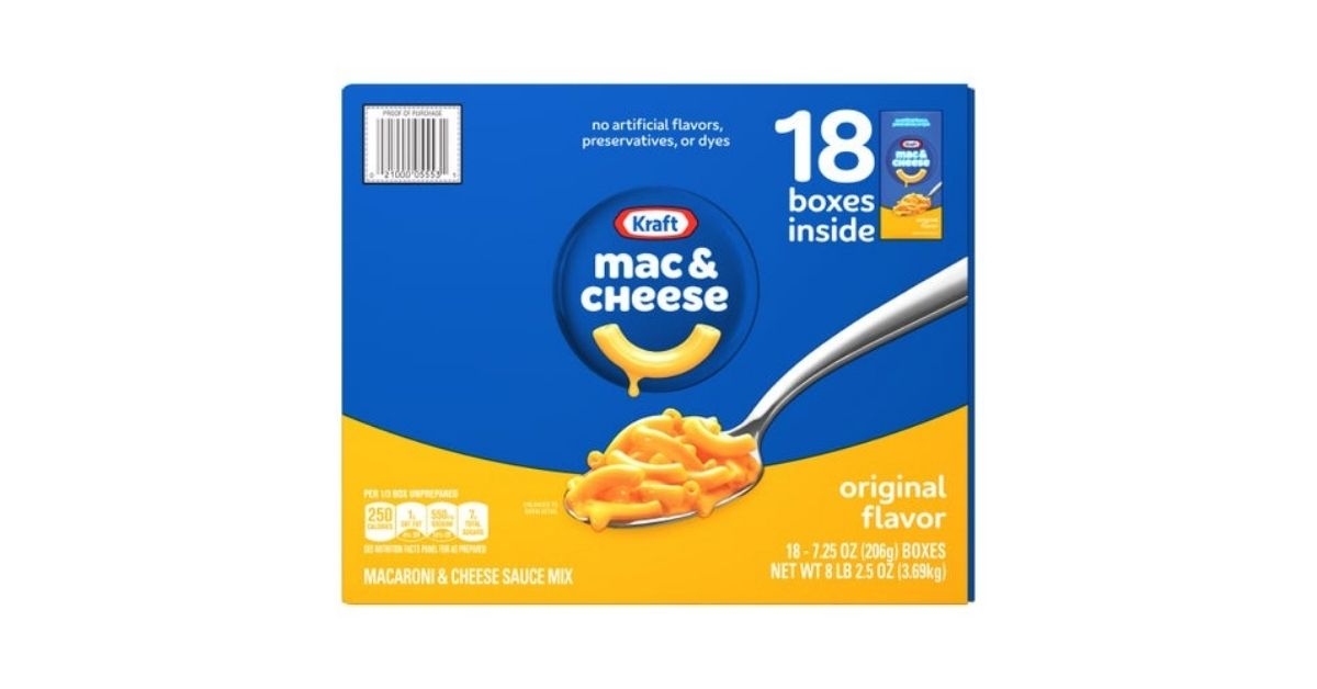 kraft macaroni cheese dinner
