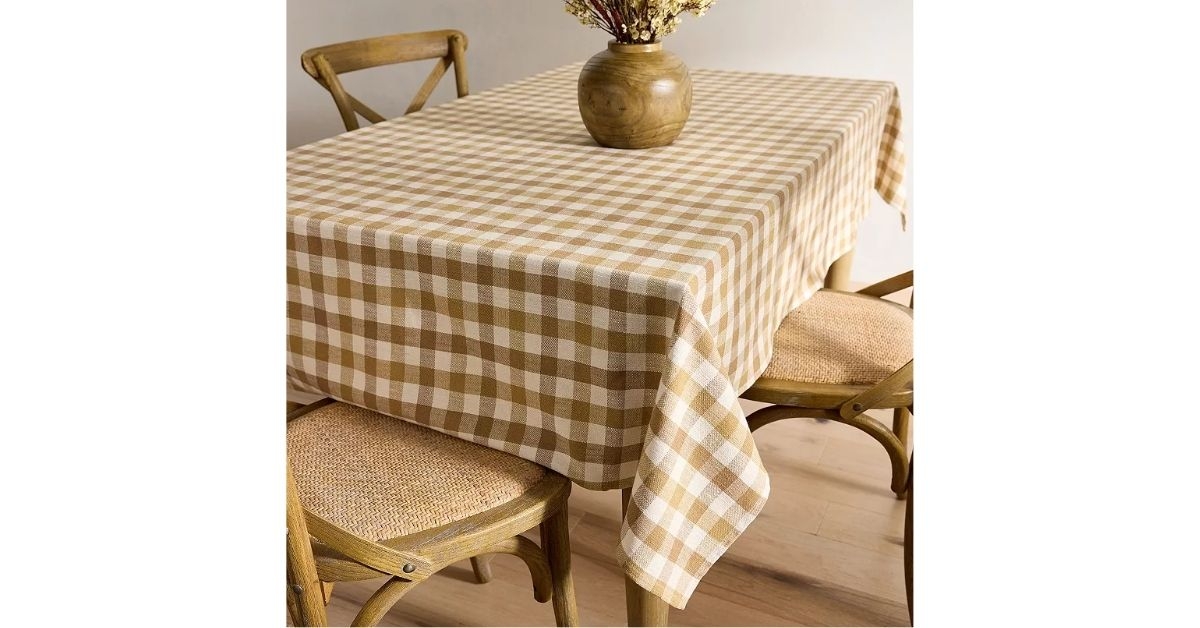 mingle co gingham tablecloth