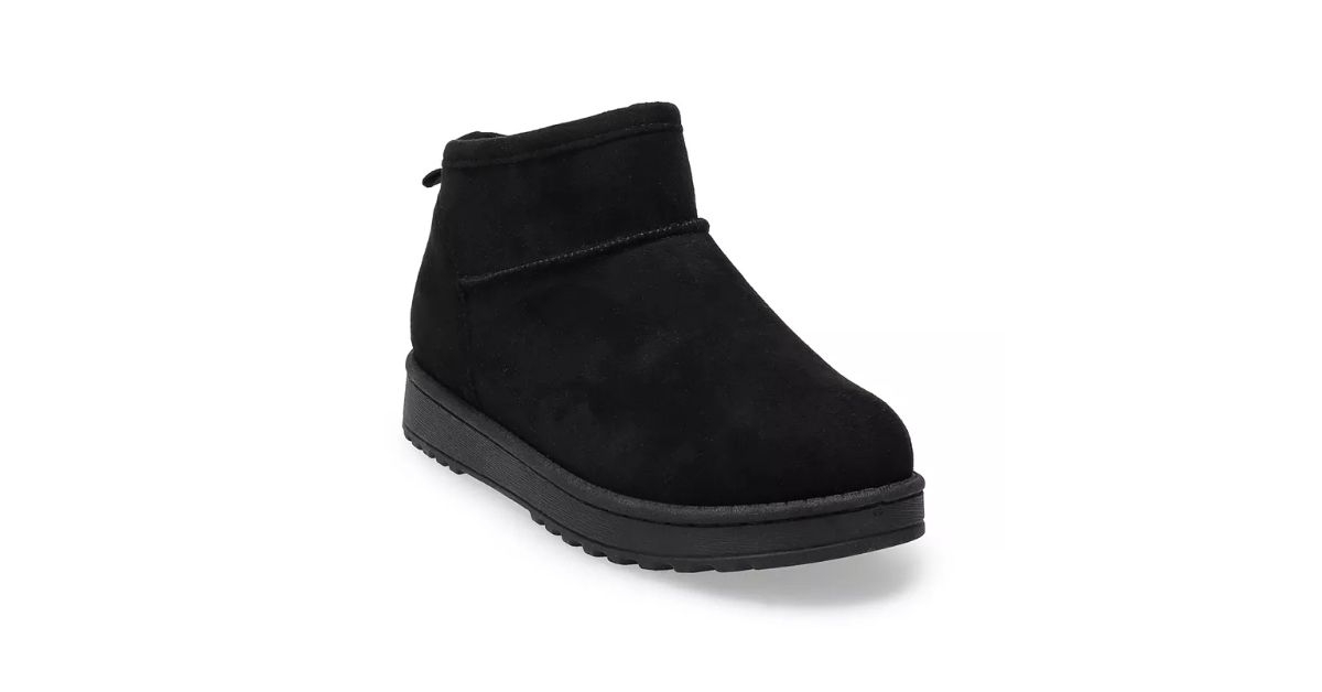 womens cozy mini boots