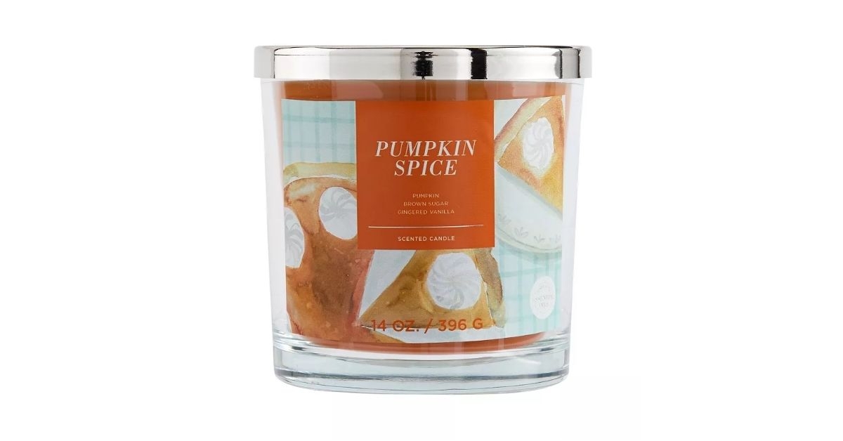pumpkin spice single pour jar candle