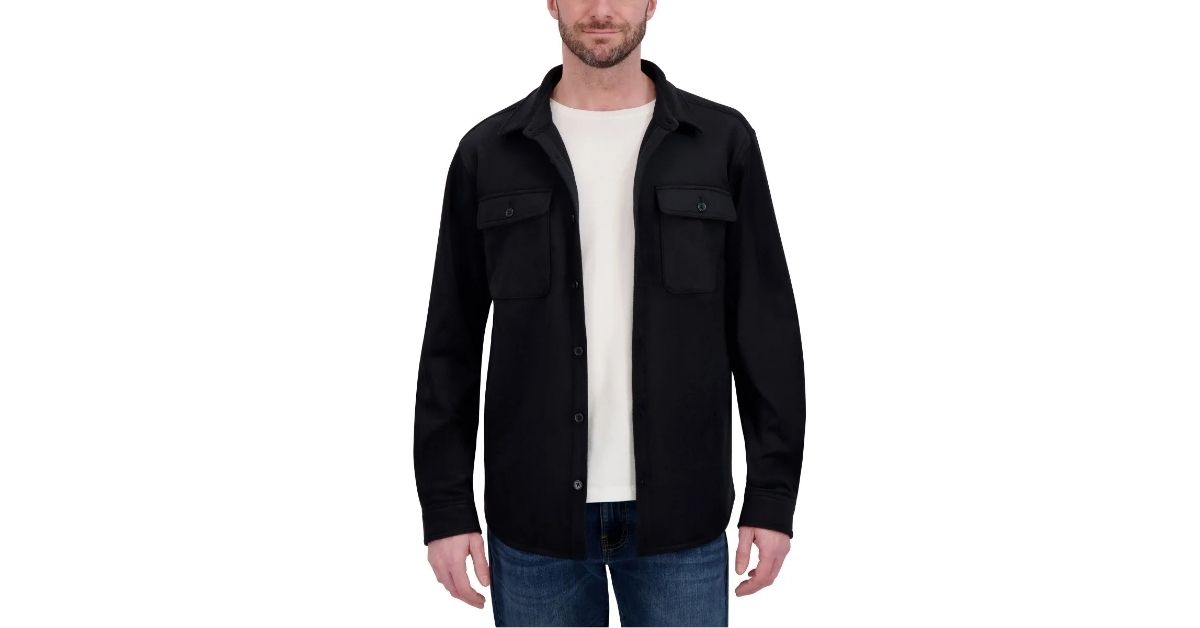 mens shirt jacket