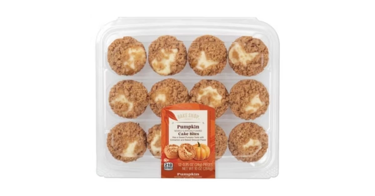 pumpkin cream cheese cake bites