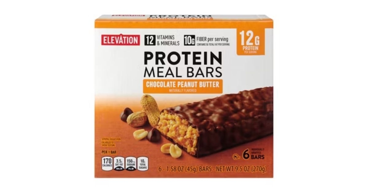 chocolate peanut butter protein meal bars