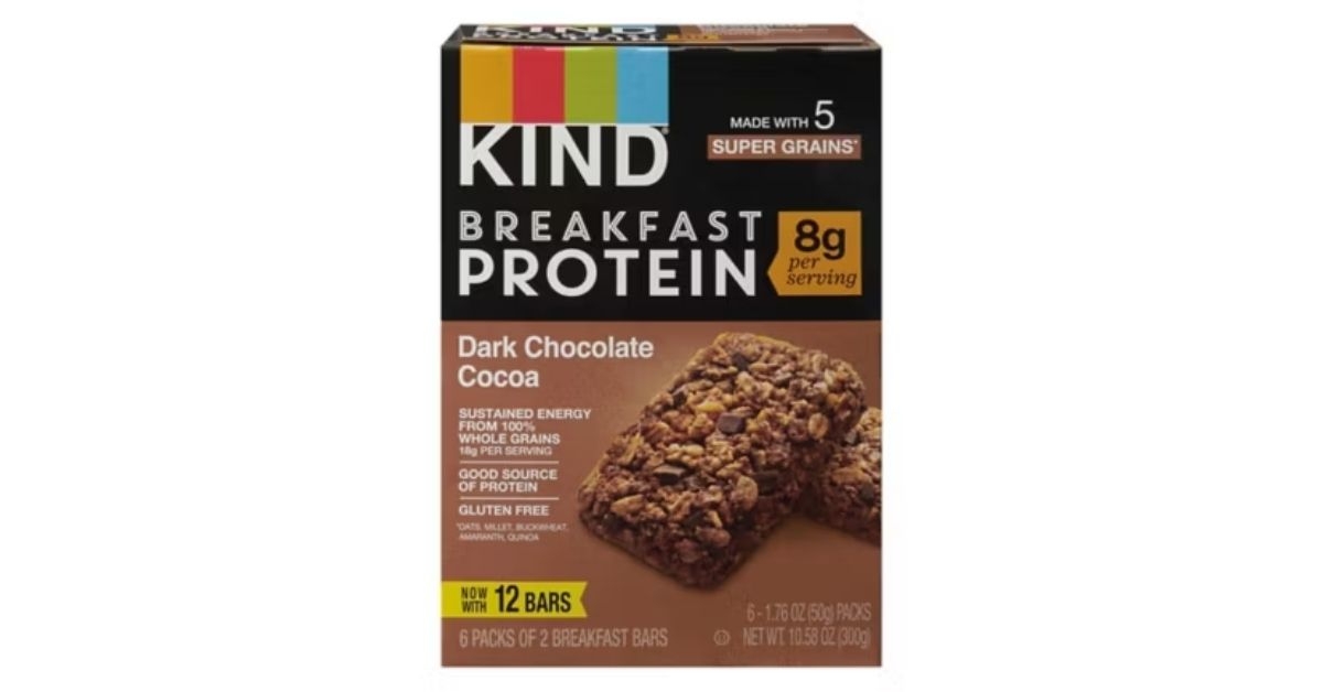 dark chocolate cocoa breakfast protein bars