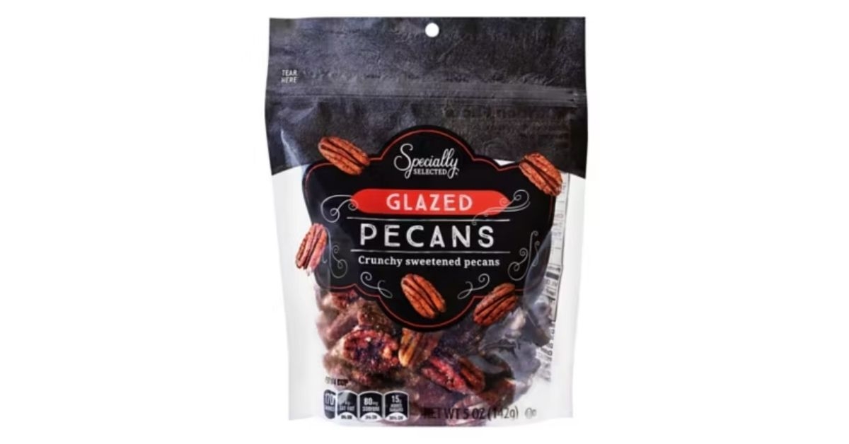 glazed crunchy sweetened pecans