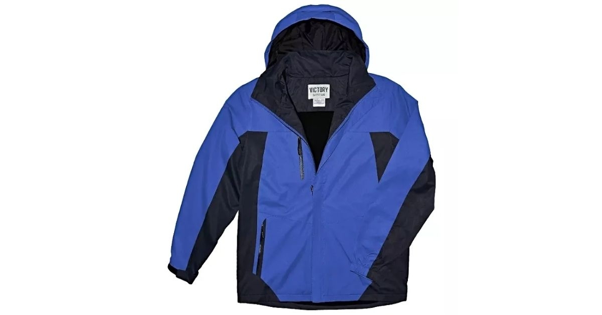 Victory Outfitters Colorblock Polyester Fleece Lined Jacket