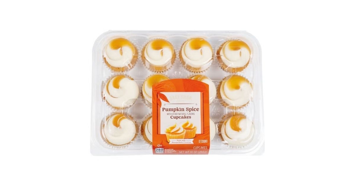 mini pumpkin spice cupcakes