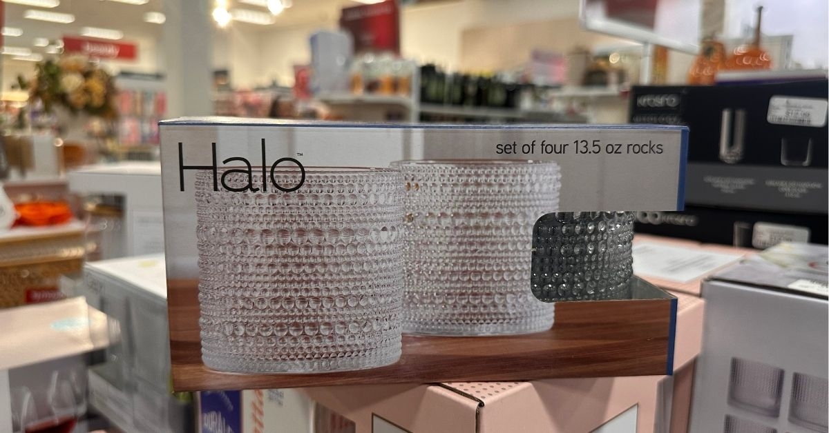 halo beaded glass set