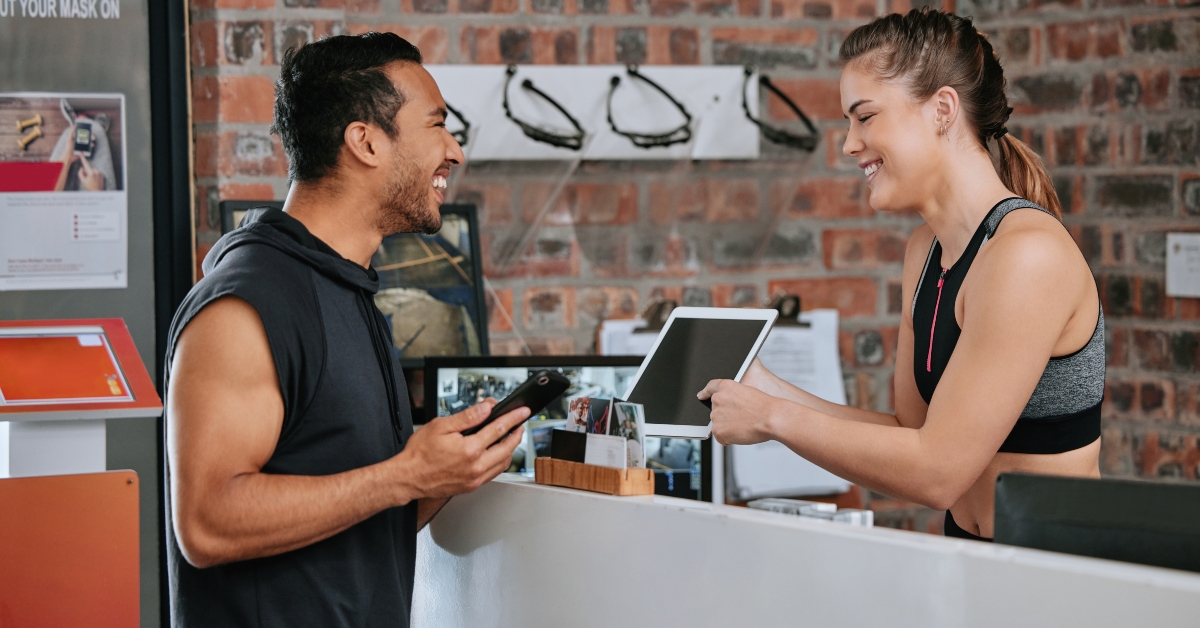 gym membership and health app
