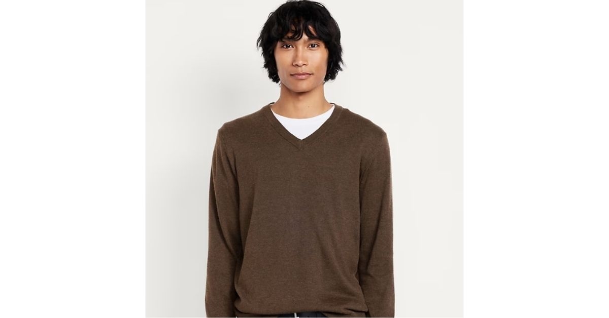 v neck sweater