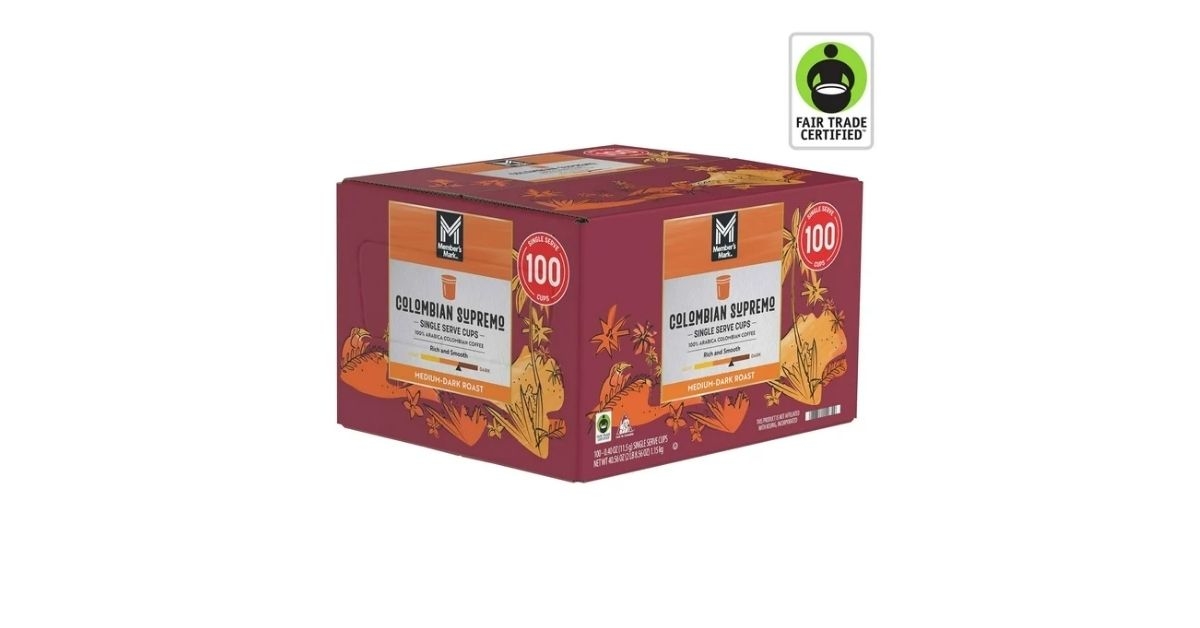 colombian supremo medium dark roast coffee pods