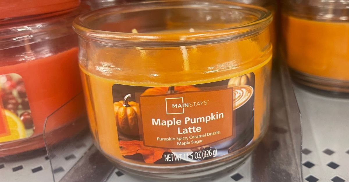 maple pumpkin latte candle