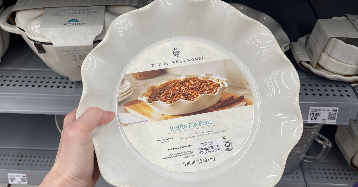 ruffled pie plate