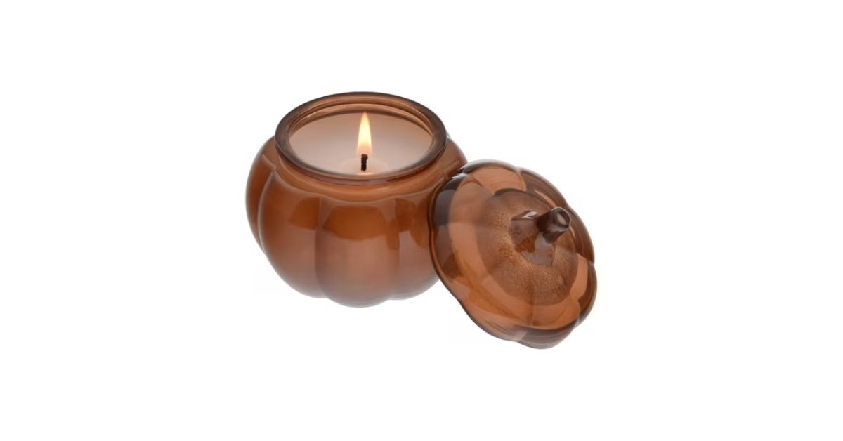 pumpkin jar candle