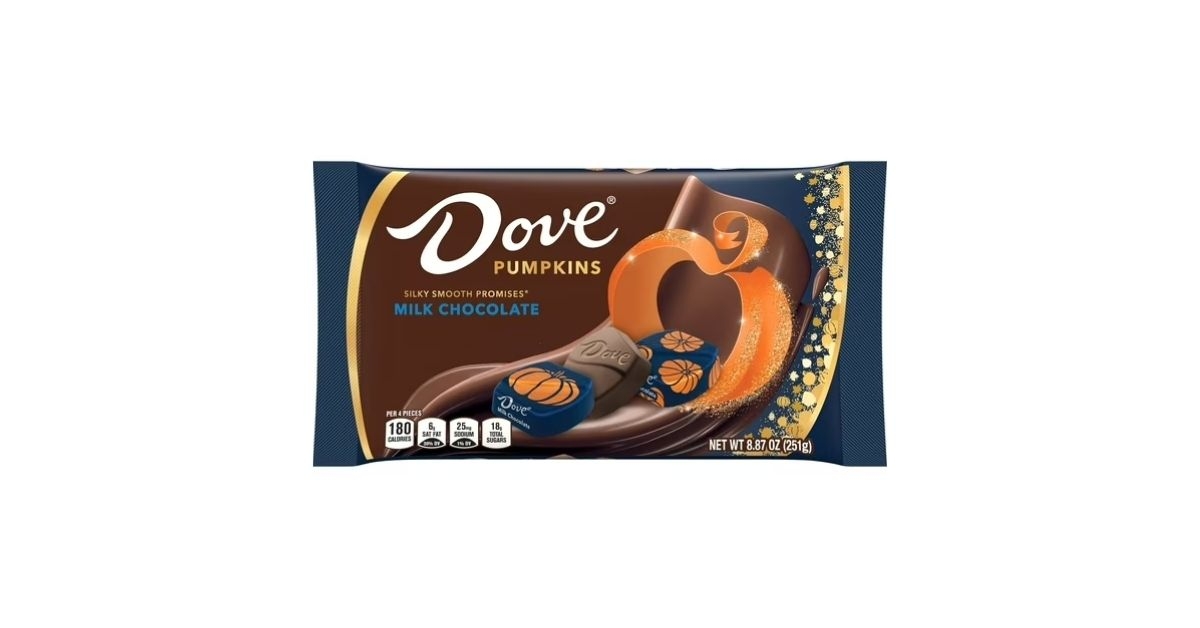 dove milk chocolate pumpkins