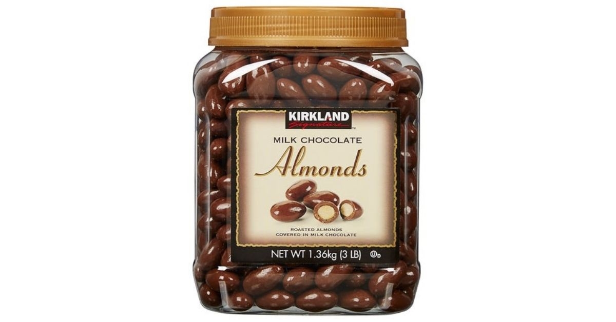 kirkland chocolate covered almonds