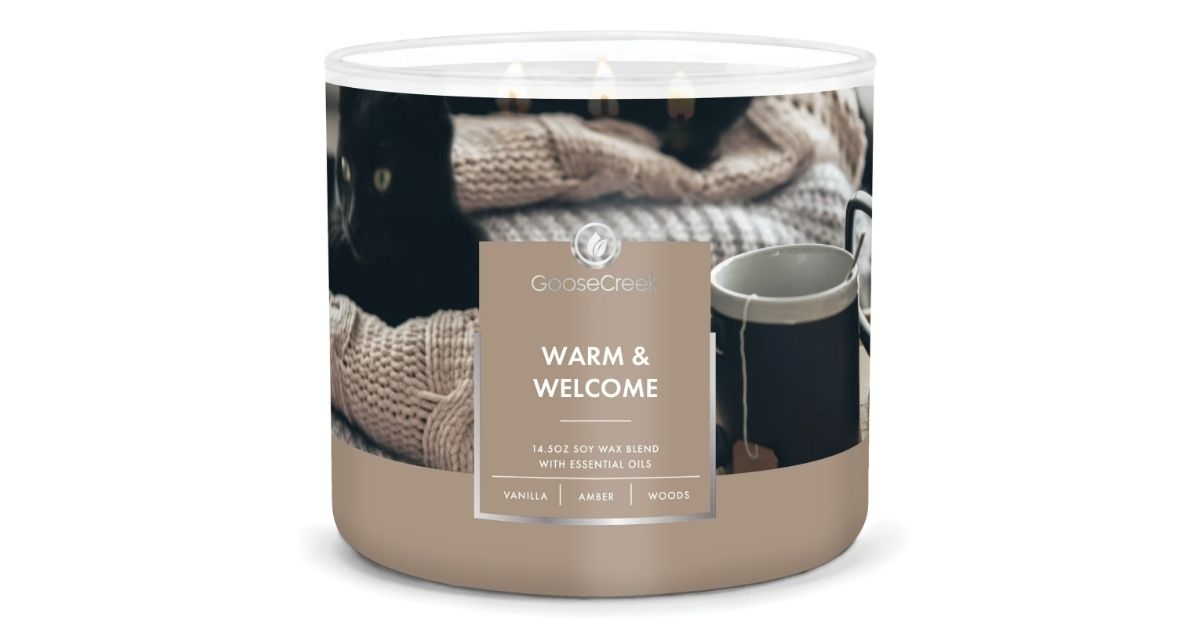 goose creek warm and welcome candle