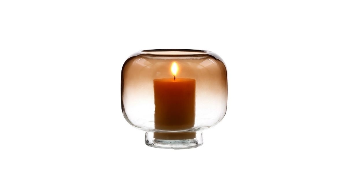 hurricane pillar candle holder