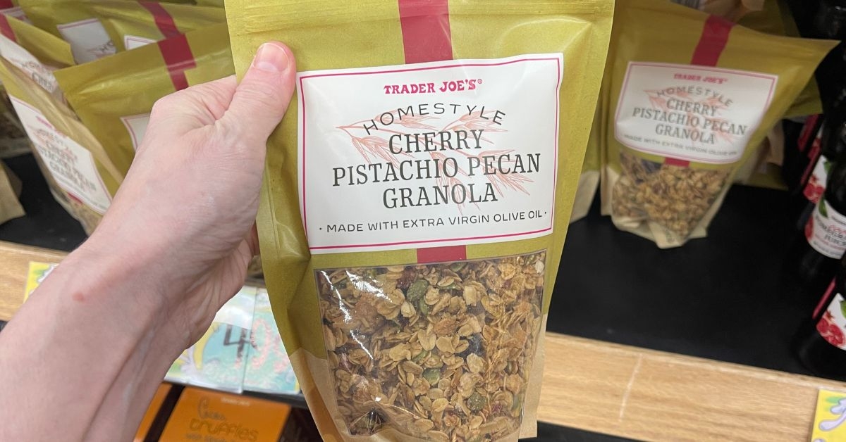 cherry pistachio pecan granola