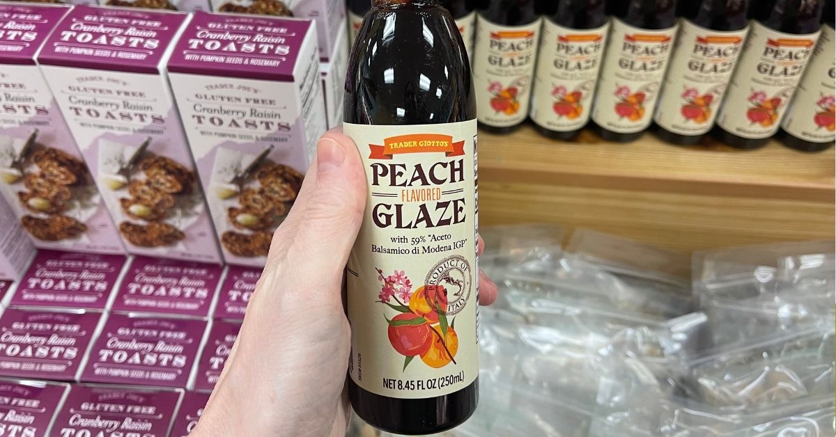 peach flavored glaze