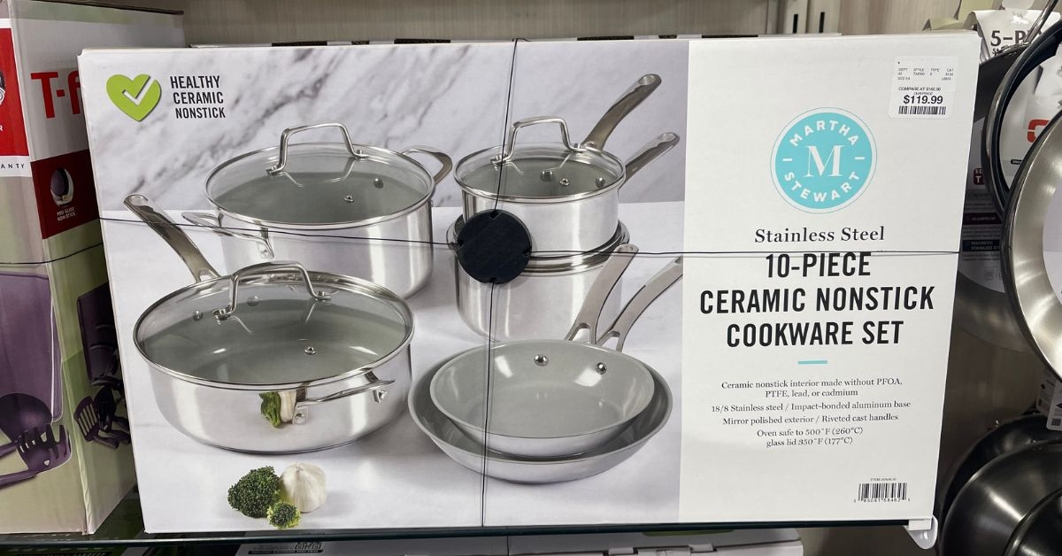 ceramic nonstick cookware set