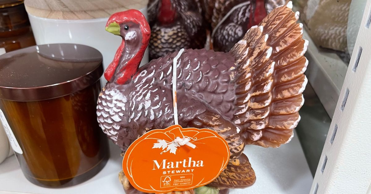 martha stewart turkey candle