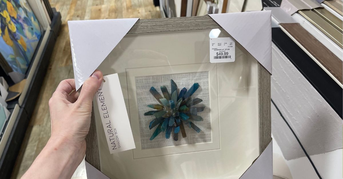 natural elements shadow box