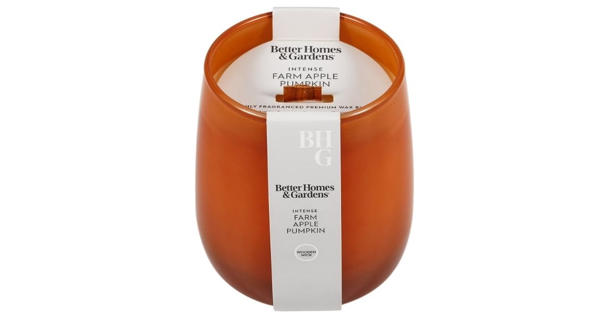 apple pumpkin candle