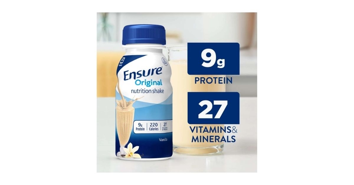 ensure original nutrition shake vanilla
