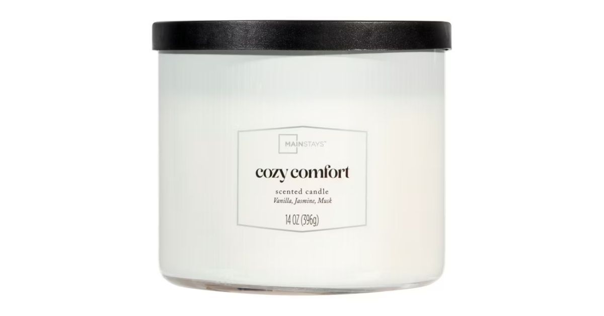 cozy comfort scented candle