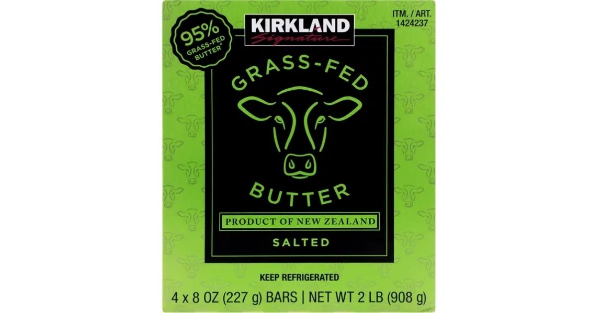 kirkland signature grass fed butter