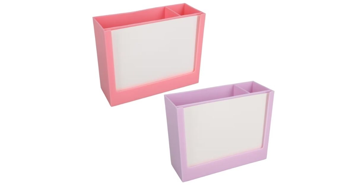 jot 2 section pastel desk organizers
