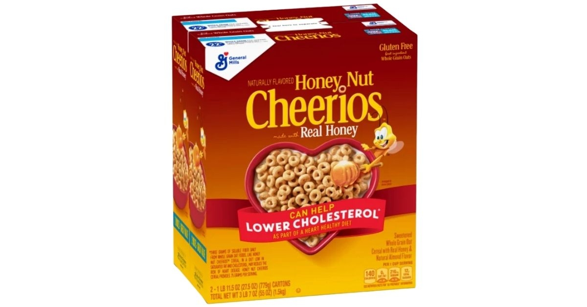 cheerios cereal honey nut