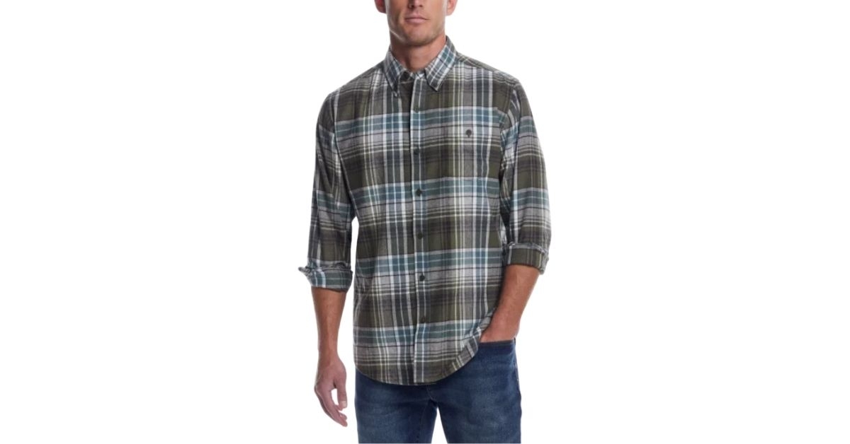 vintage mens flannel shirt