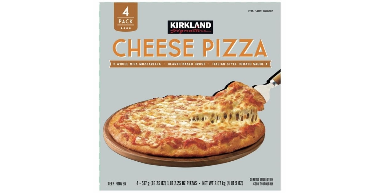 kirkland signature cheese pizza