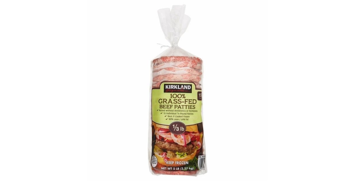 grass fed beef patties
