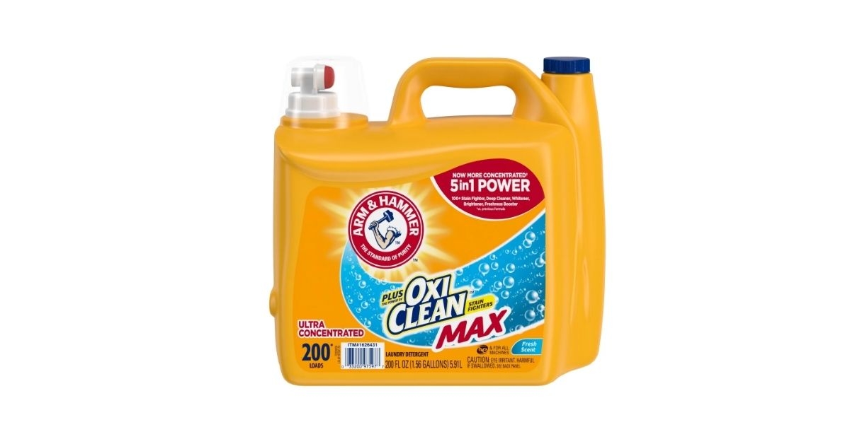 oxiclean max he liquid laundry detergent