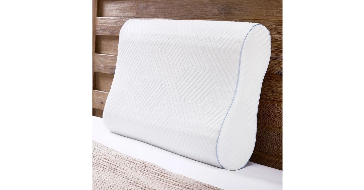 adjustable contour memory foam bed pillow