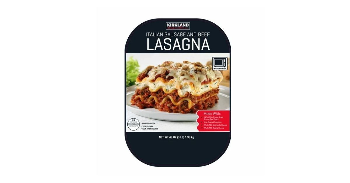 italian sausage and beef lasagna