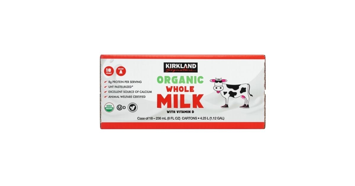 kirkland signature organic whole milk