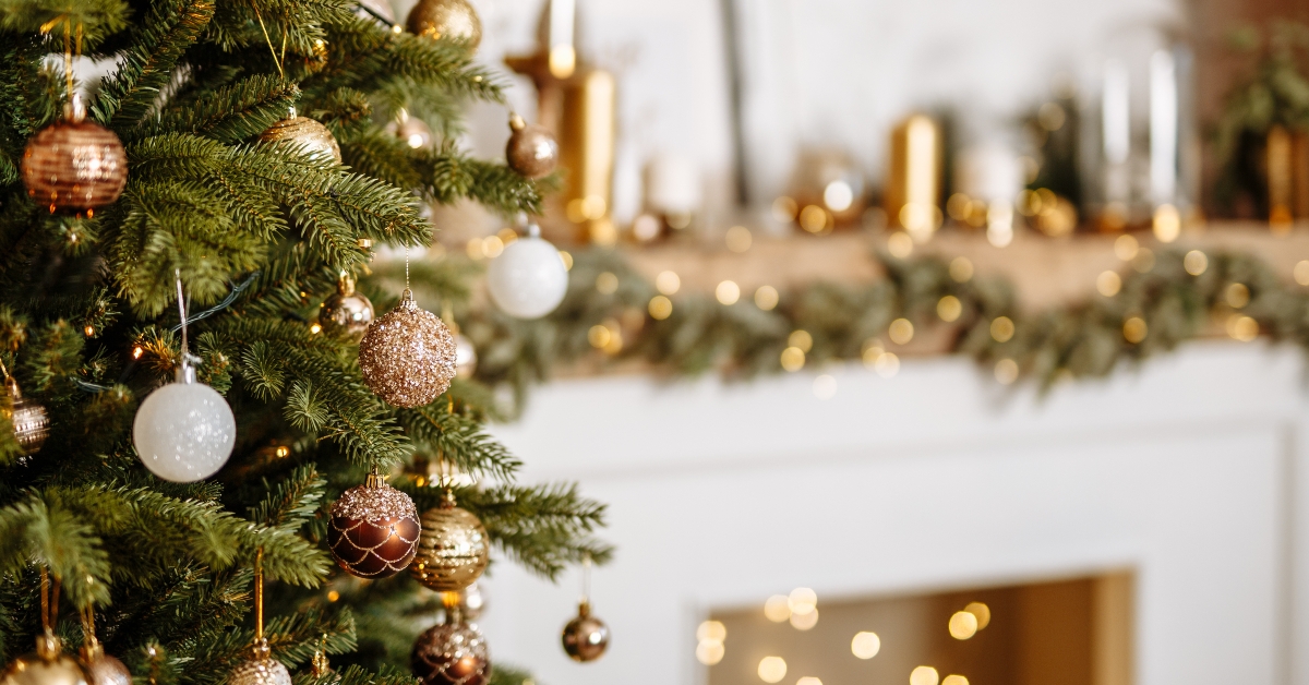 Holiday interior background