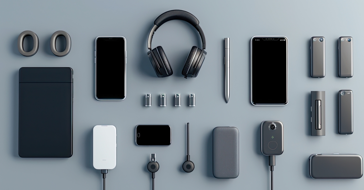 Modern electronics on display
