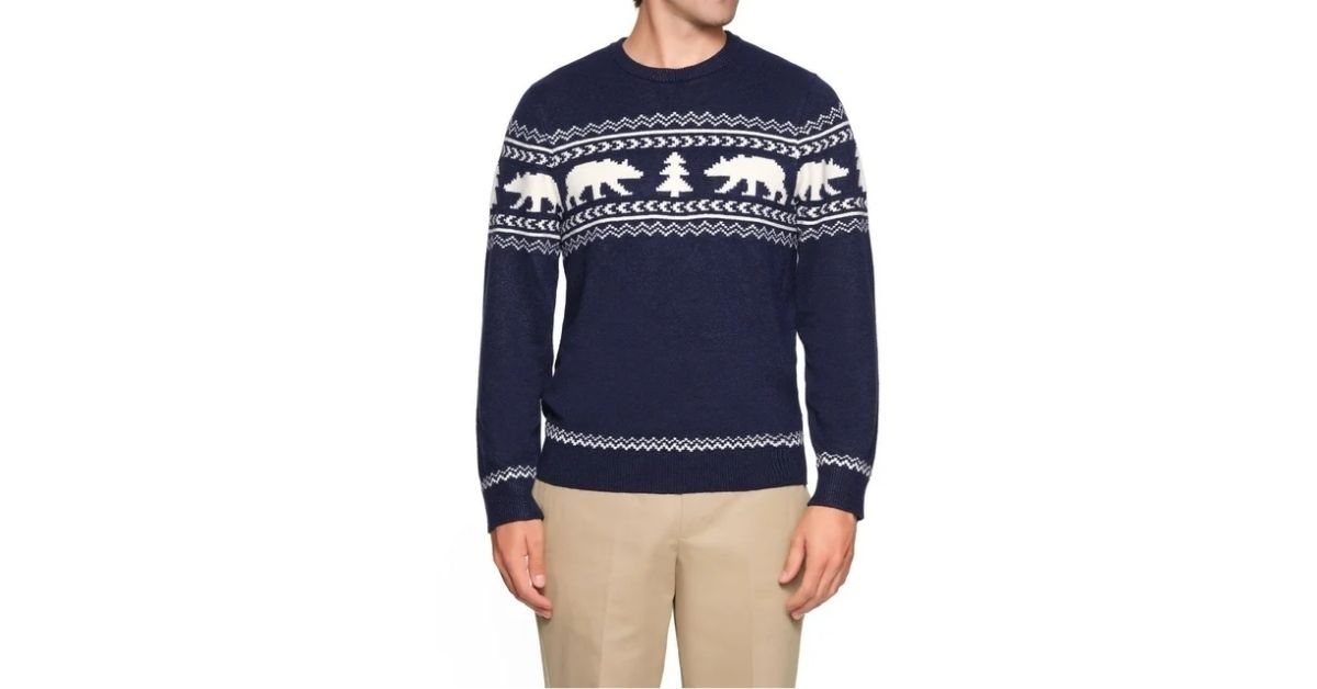 mens fair isle sweater