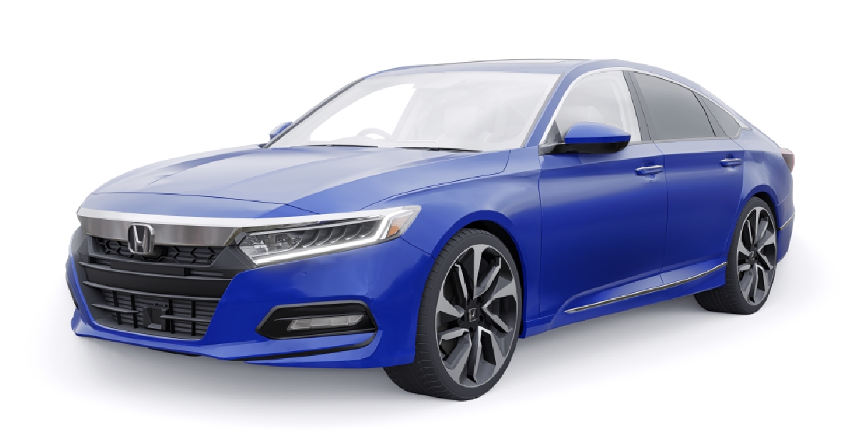 blue honda accord