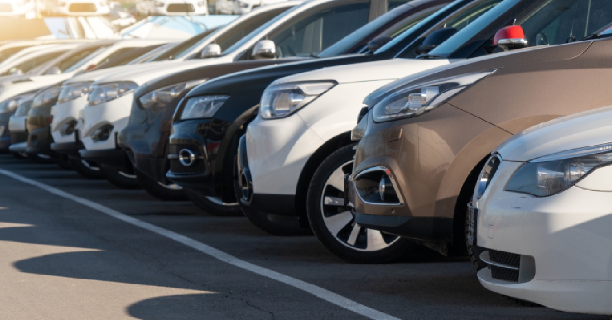 cars in a row