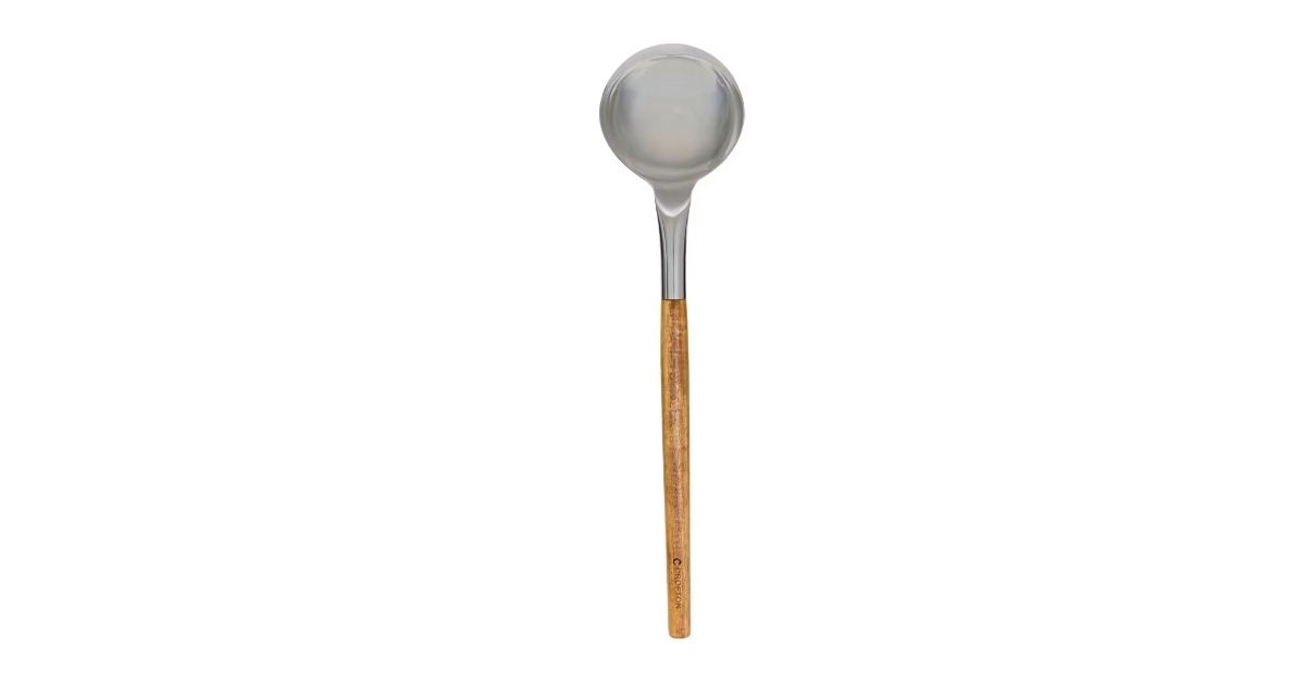 acacia stainless steel ladle