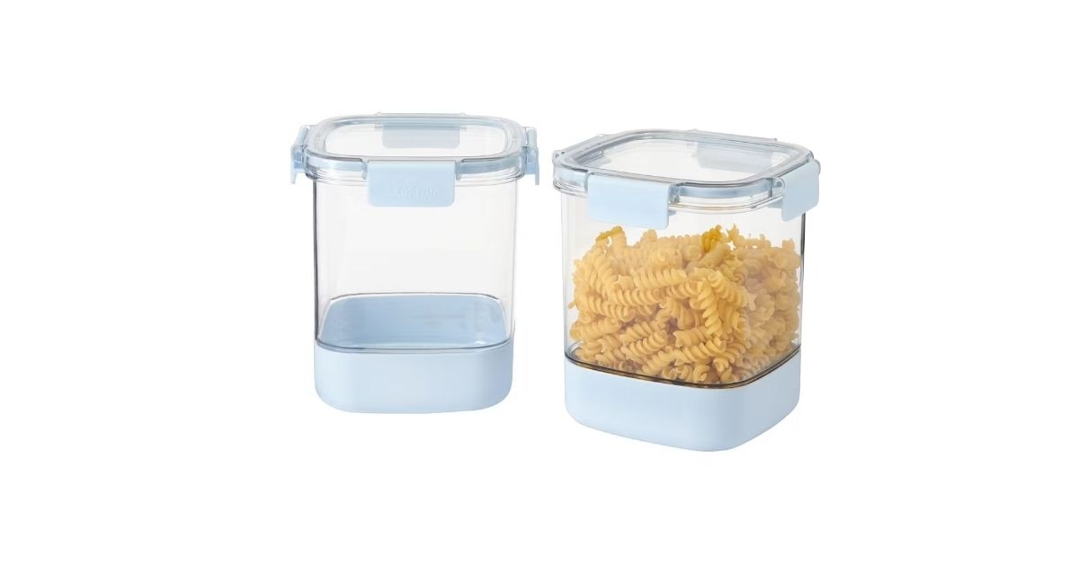 pantry container with sleeve