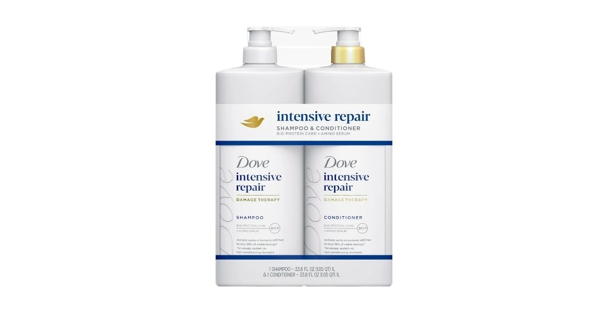 dove shampoo conditioner set