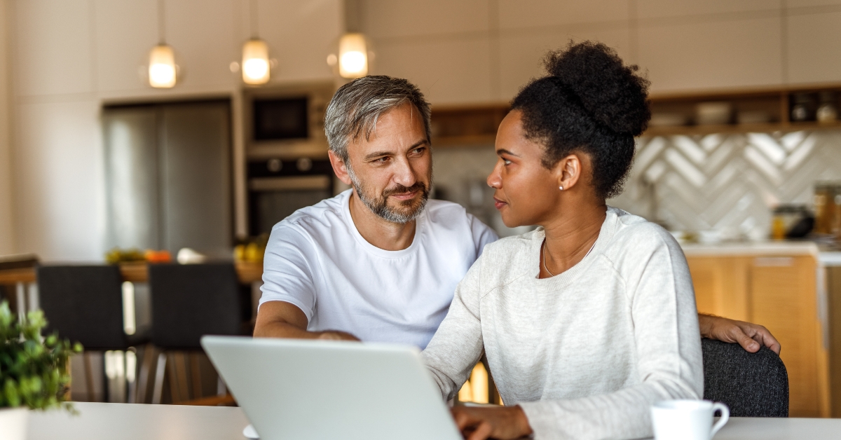 couple planning new project together